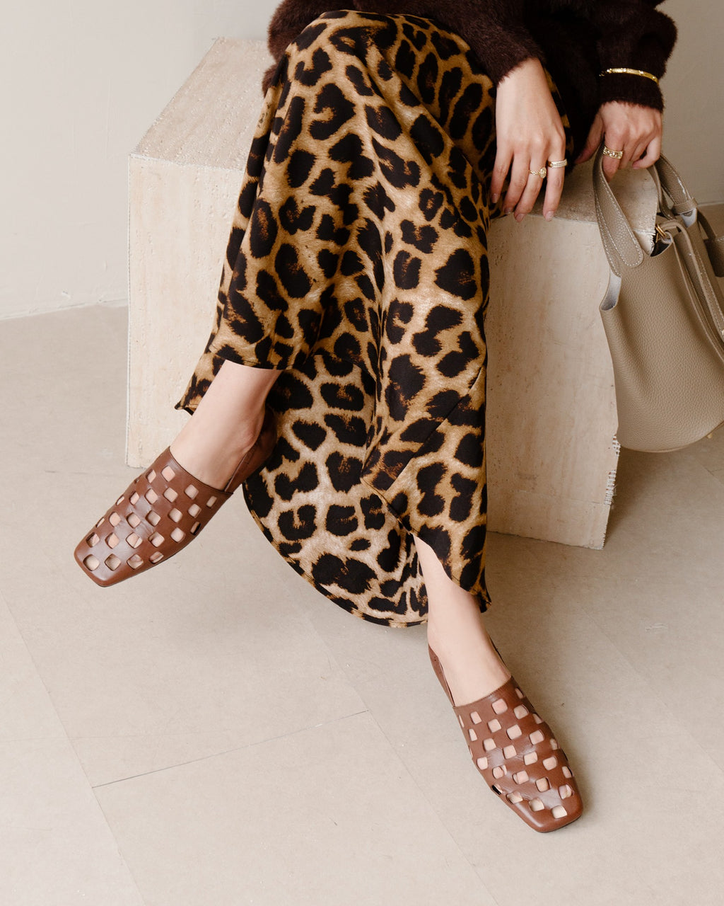 Kola - Perforated Sandals
