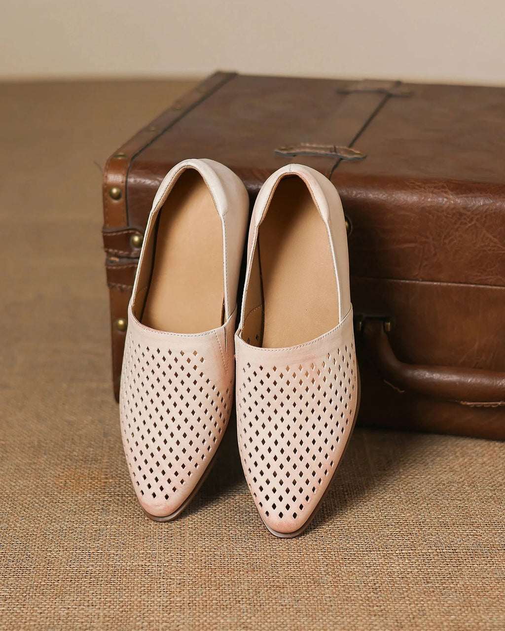 Korio - Perforated Leather Loafers