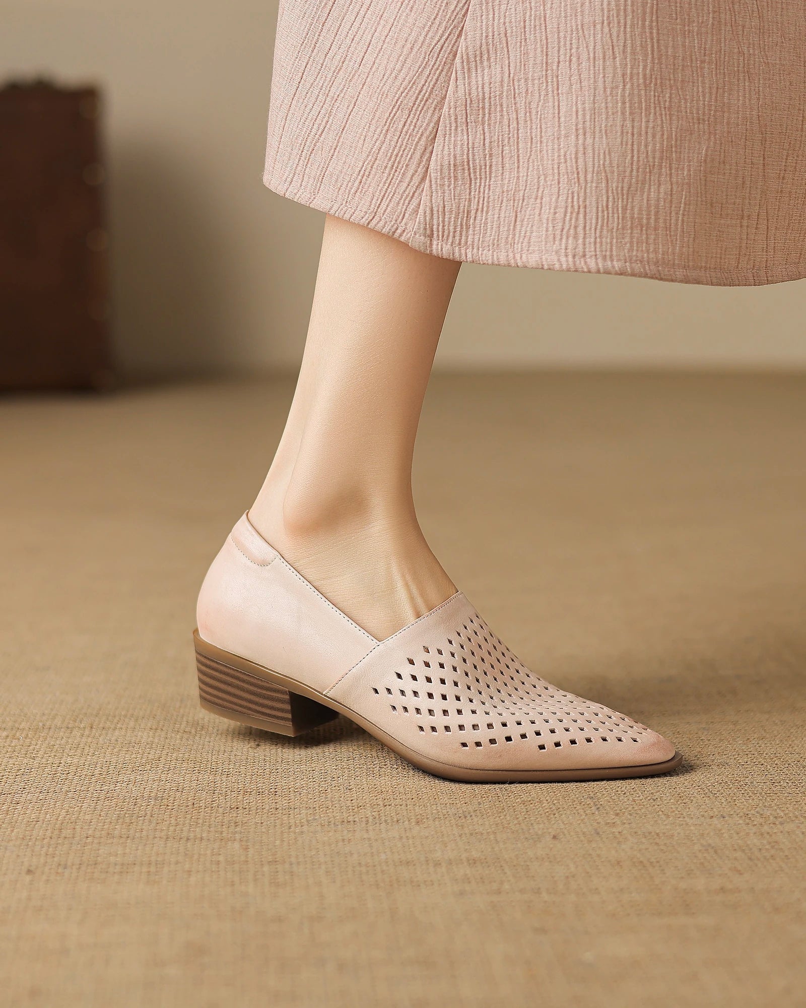 Korio - Perforated Leather Loafers