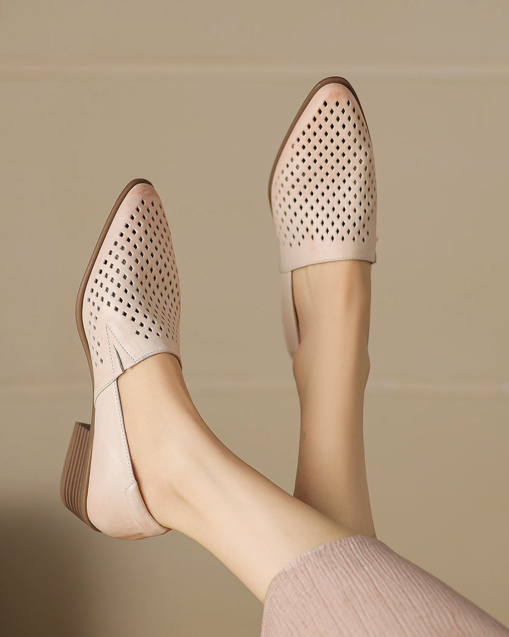 Korio - Perforated Leather Loafers