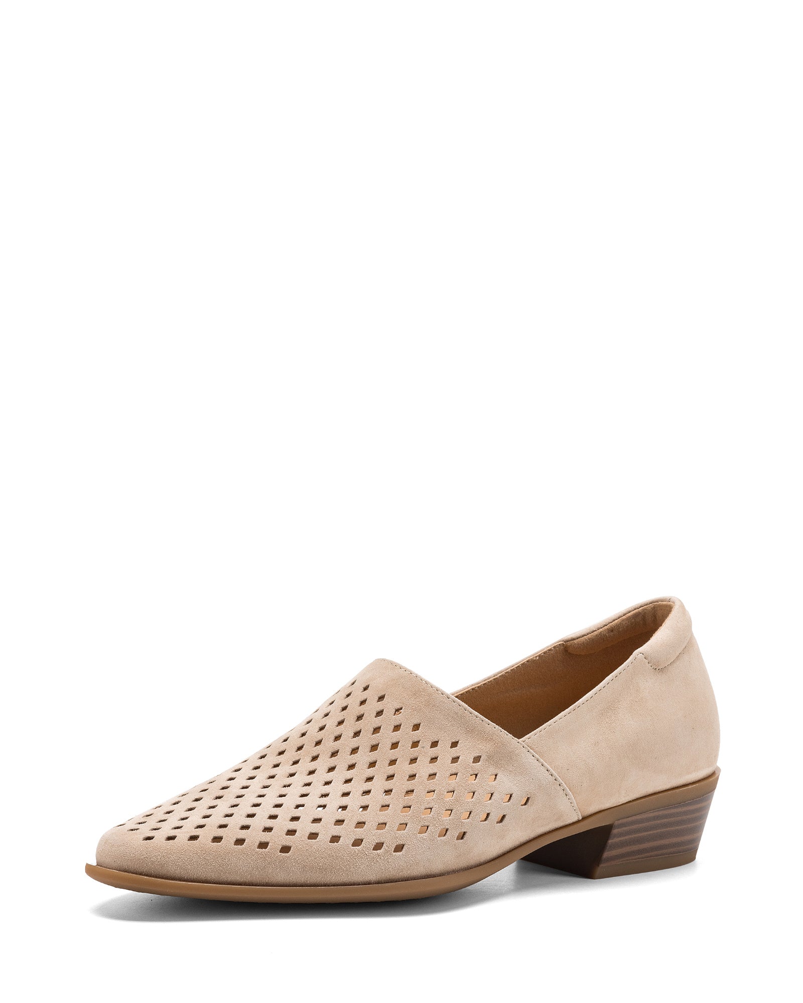 Korio - Perforated Suede Loafers