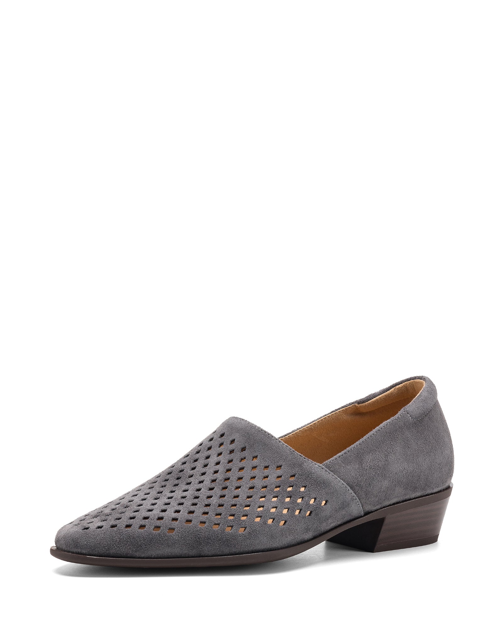Korio - Perforated Suede Loafers