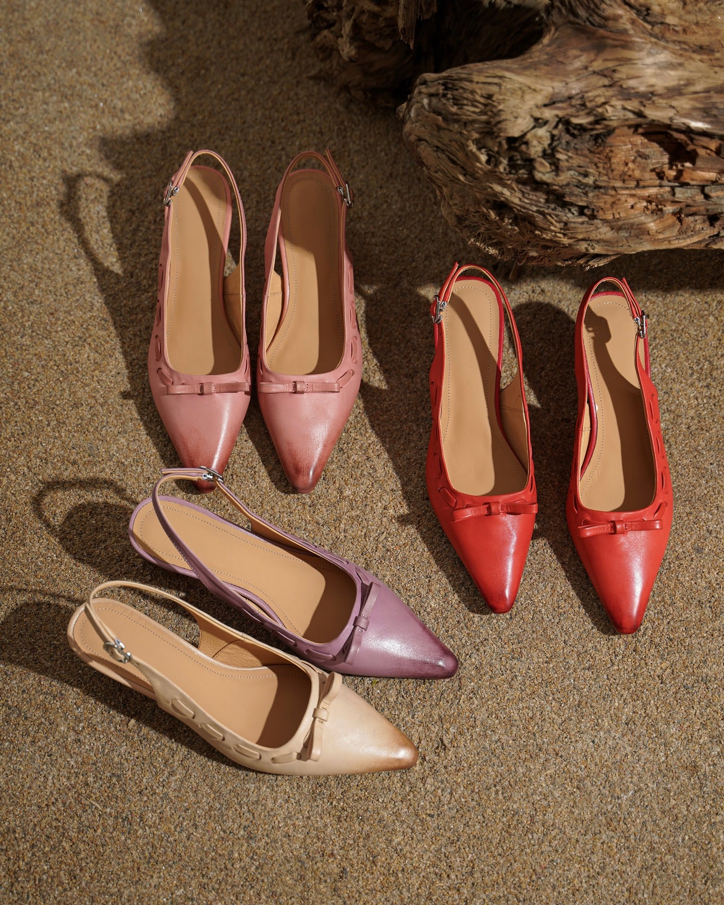 Lane - Leather Heels