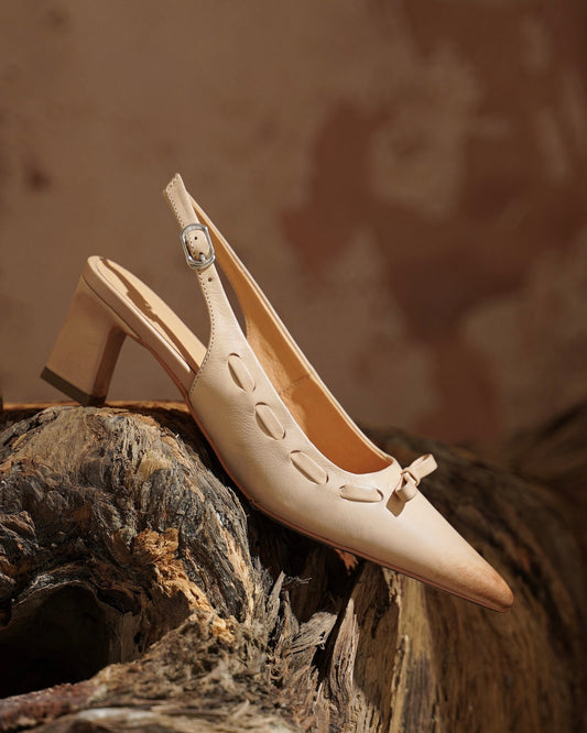 Lane - Leather Heels