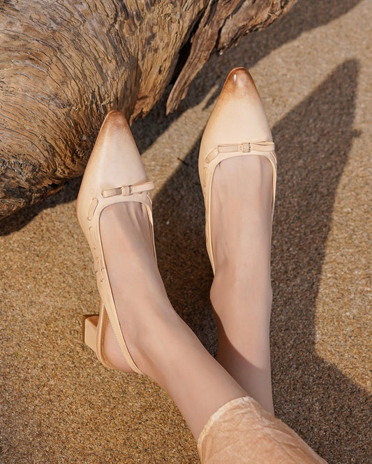 Lane - Leather Heels