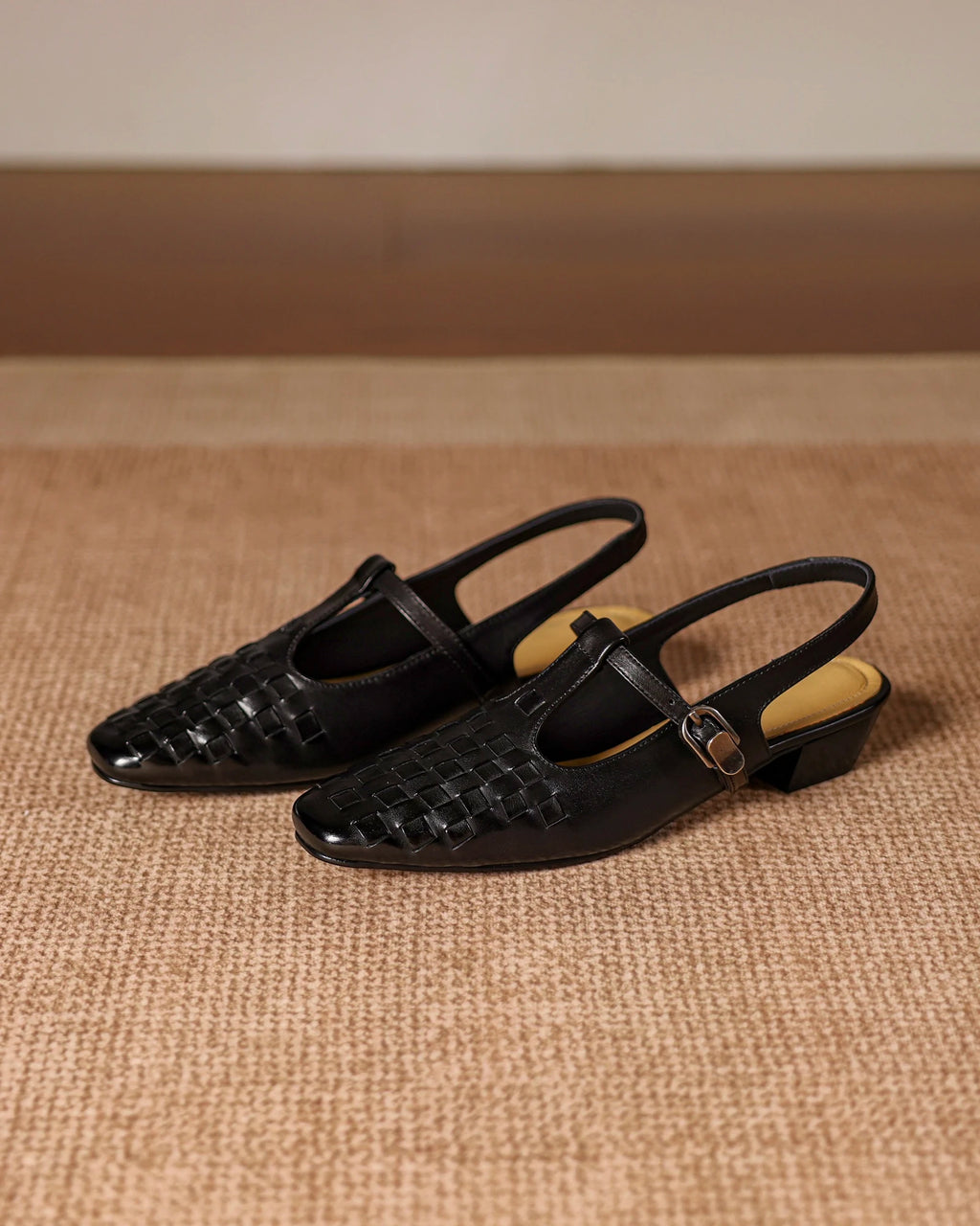 Lasiy - Woven Slingbacks