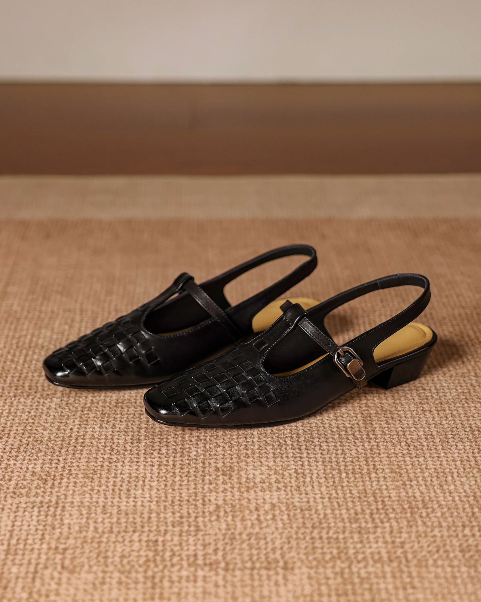 Lasiy - Woven Slingbacks