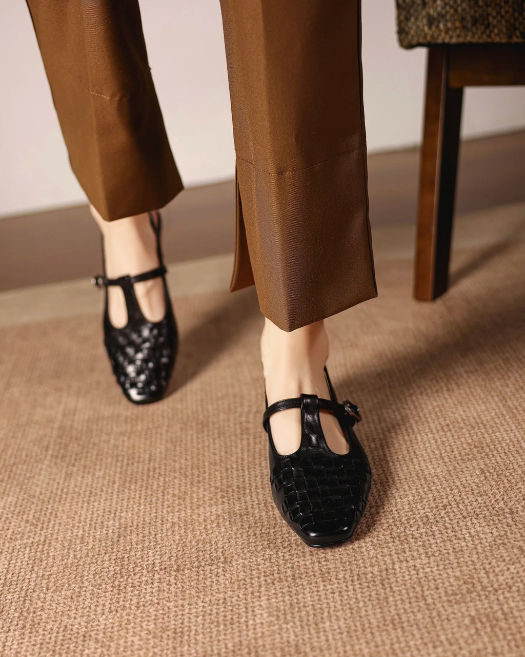 Lasiy - Woven Slingbacks