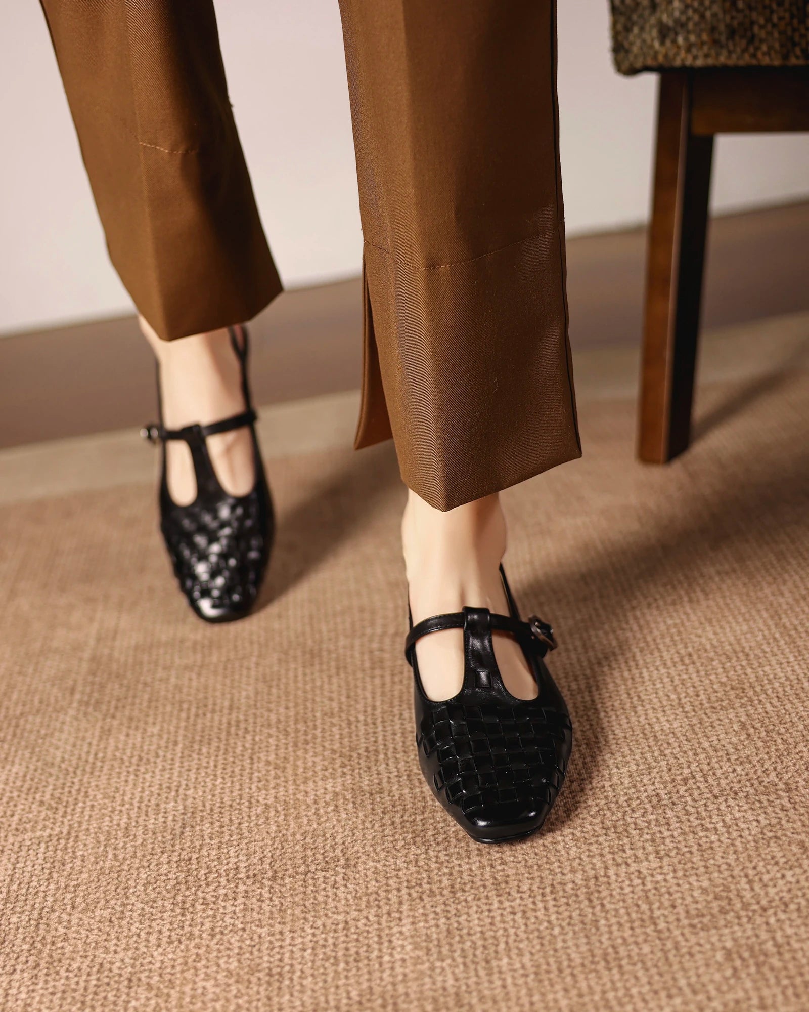 Lasiy - Woven Slingbacks