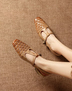 Lasiy - Woven Slingbacks