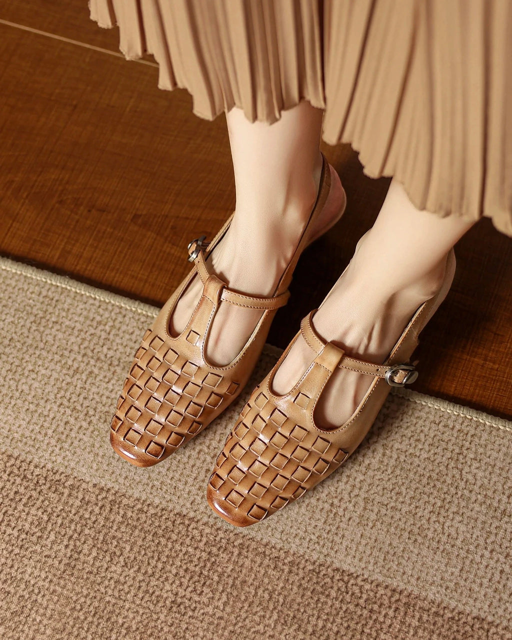 Lasiy - Woven Slingbacks