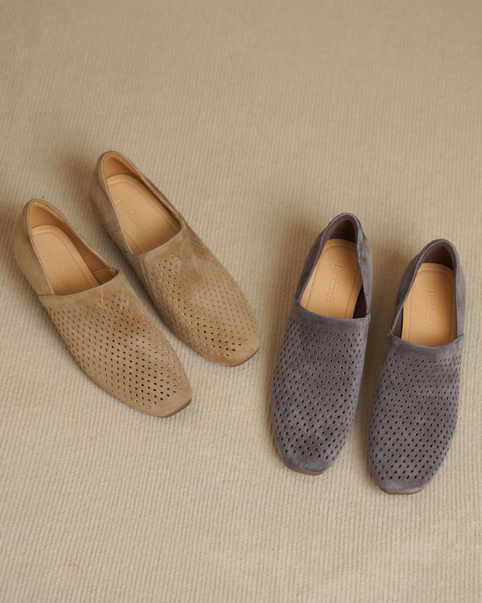 Mocasines ligeros de ante