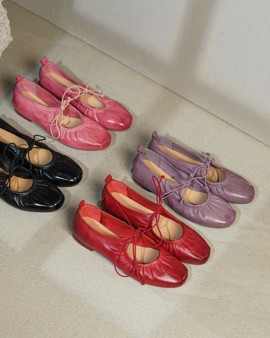 Loma - Ballet Flats (Leather Sole)