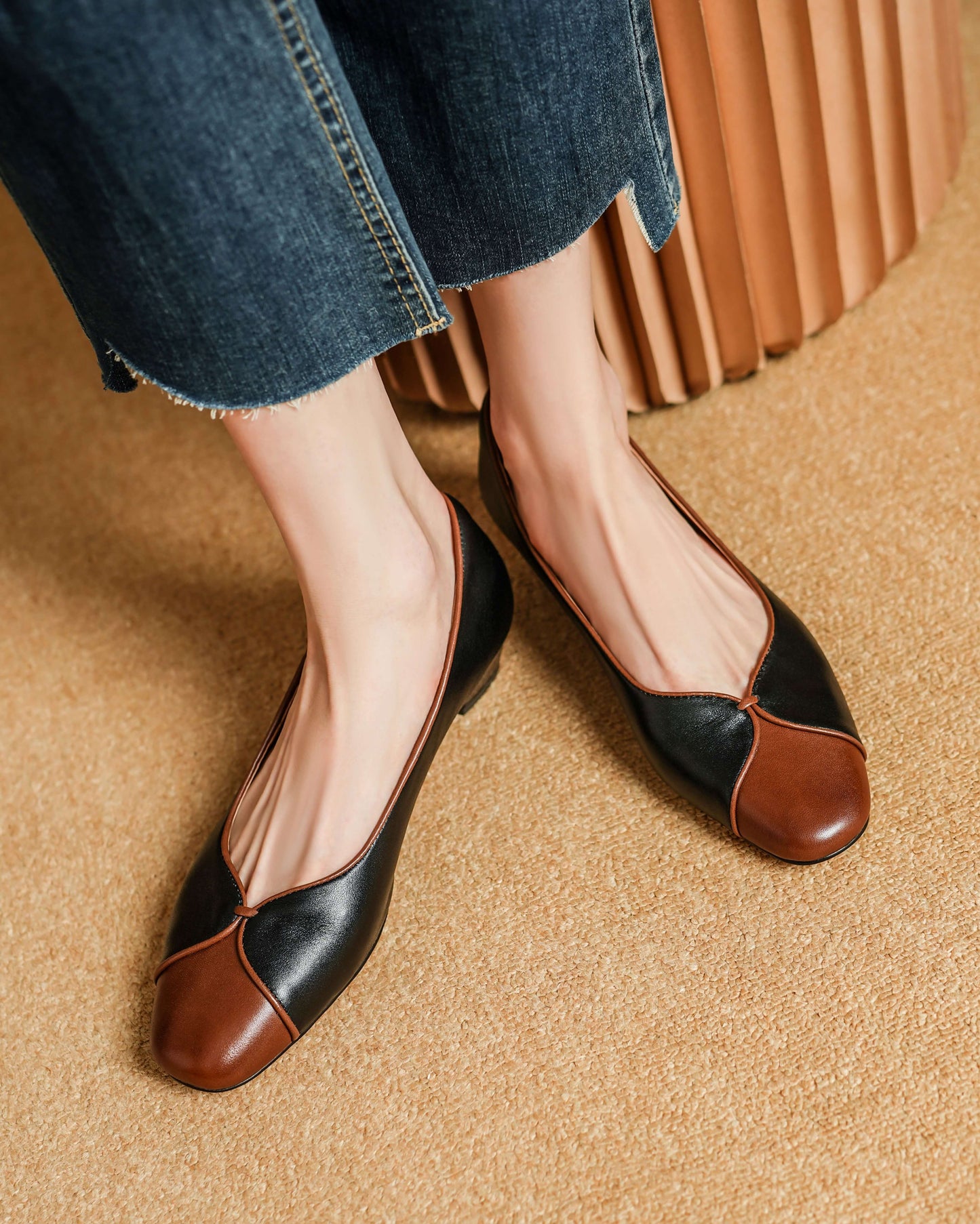 Moga - Leather Flats