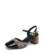 Orlin - Zapatos de Punta Cuadrada