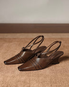 Puya - Wedge Slingbacks