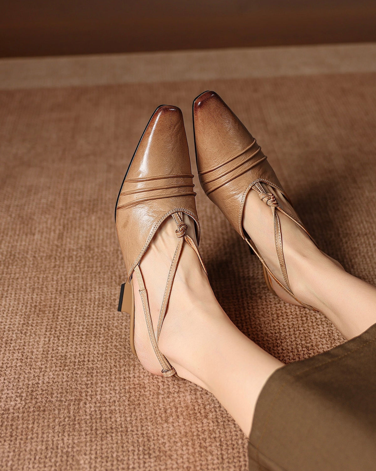 Puya - Wedge Slingbacks
