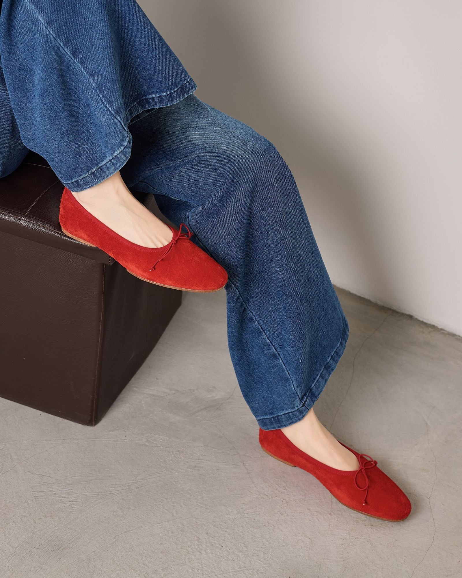 Rifa - Ballerine in camoscio