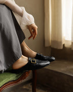 Roya - Leather Mules