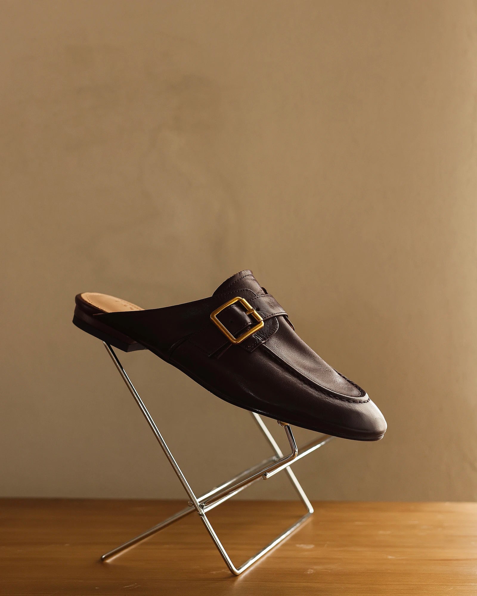 Roya - Leather Mules