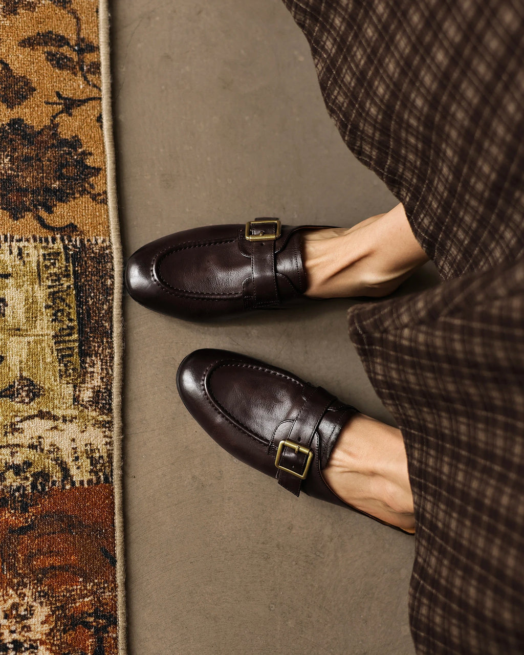 Roya - Leather Mules
