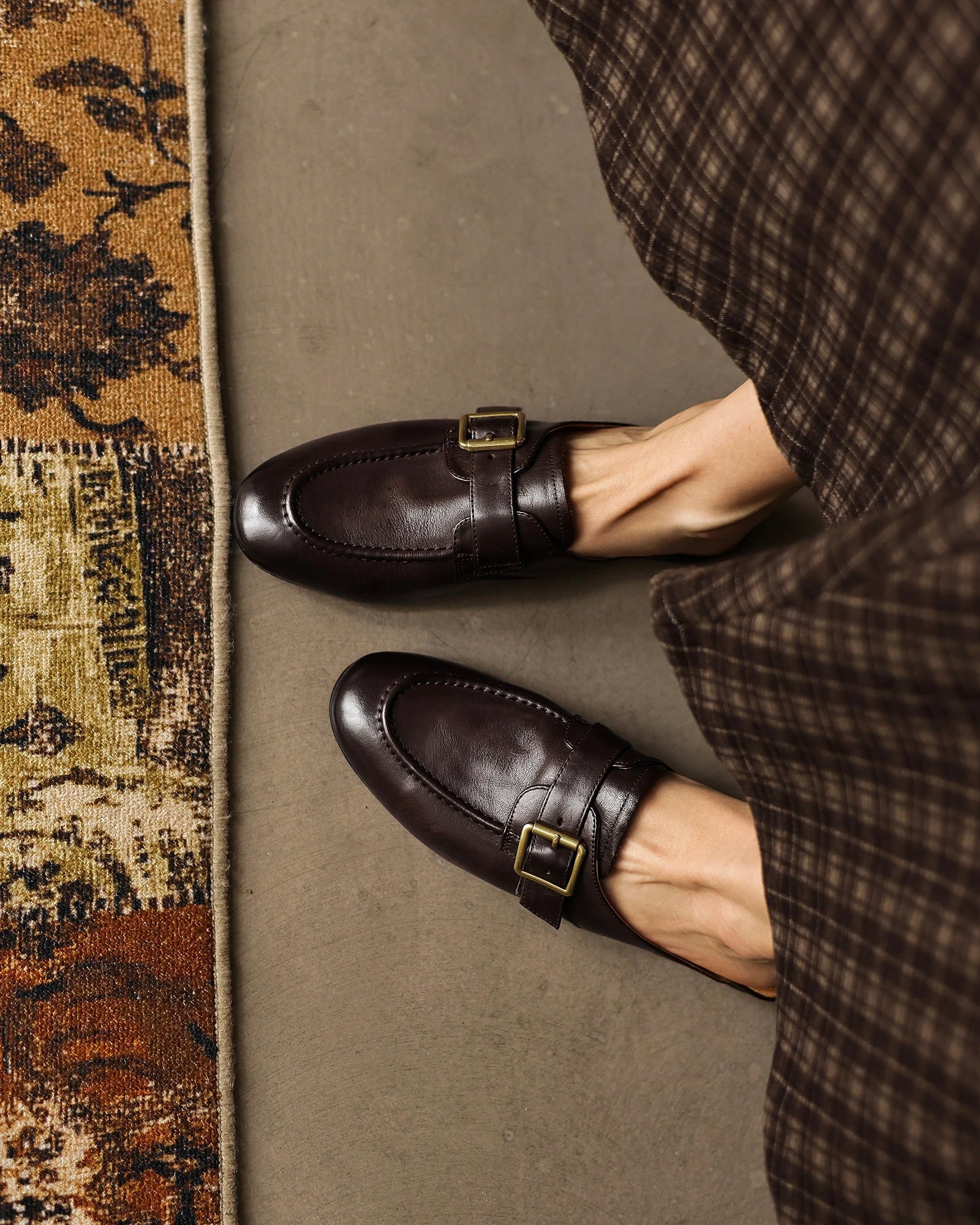 Roya - Leather Mules