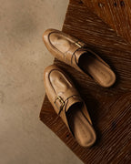 Roya - Leather Mules