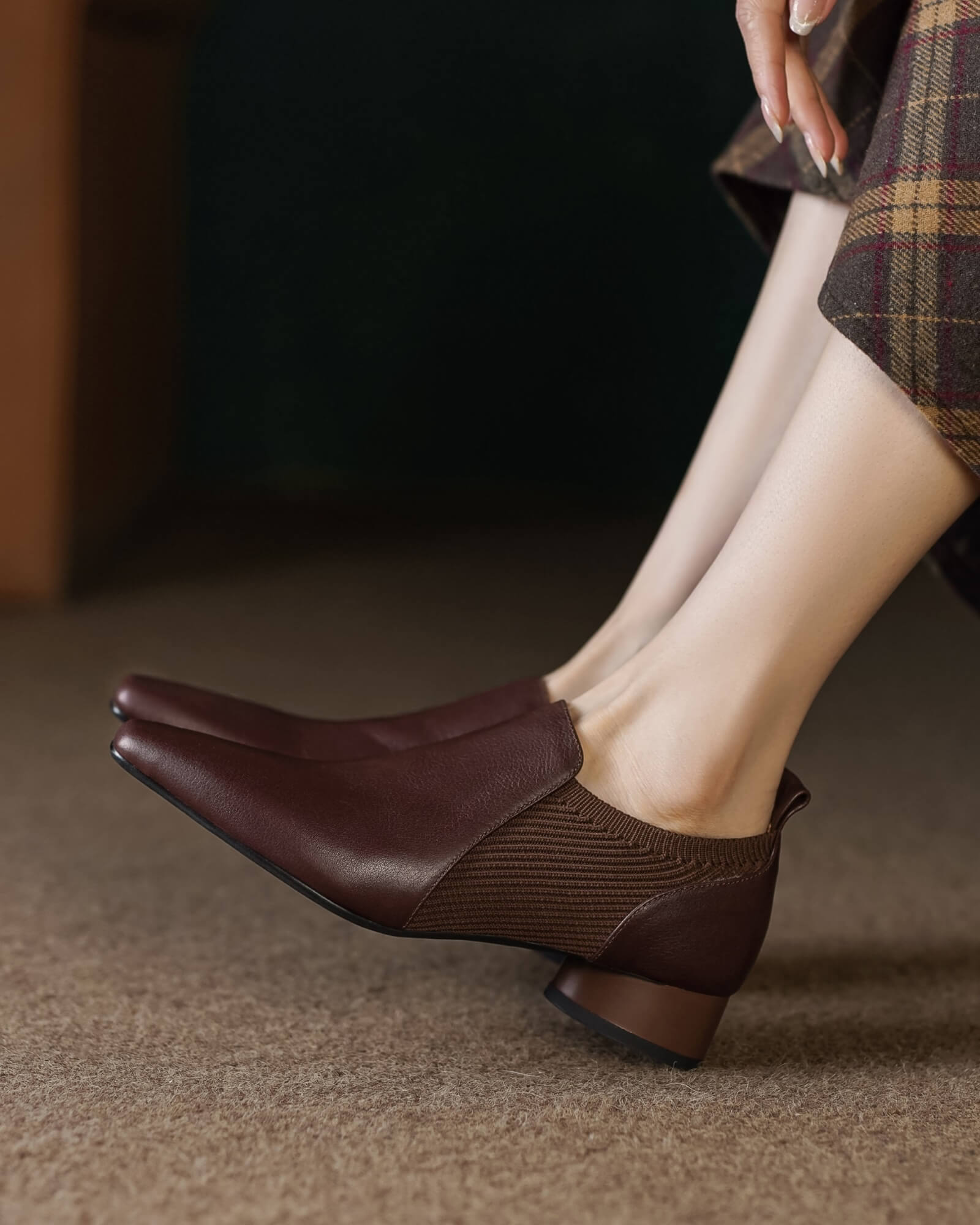 safei-short-boots-brown-model-2