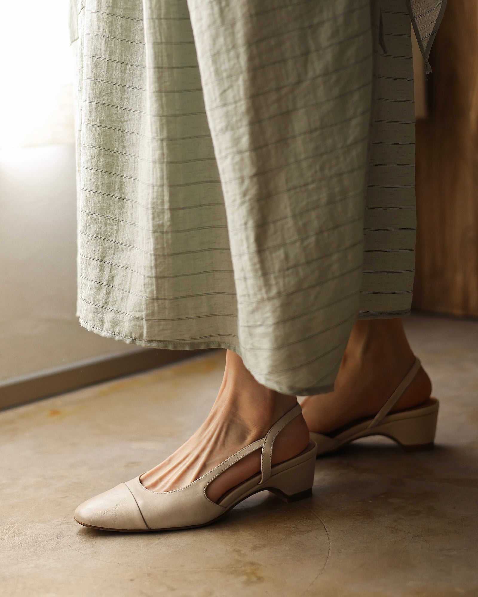 Sana - Leather Slingback
