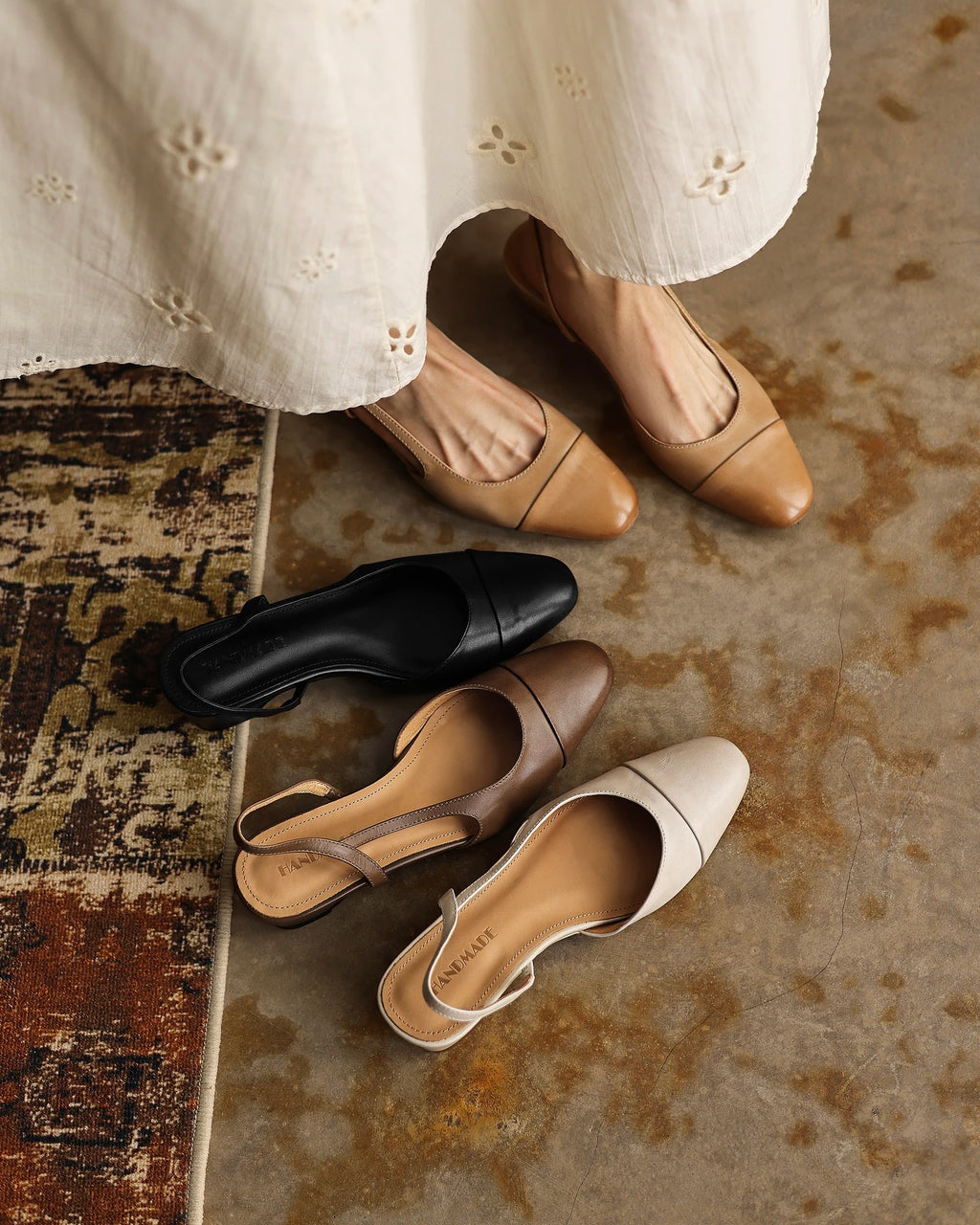 Sana - Leather Slingback
