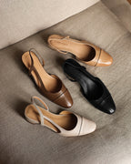 Sana - Leather Slingback