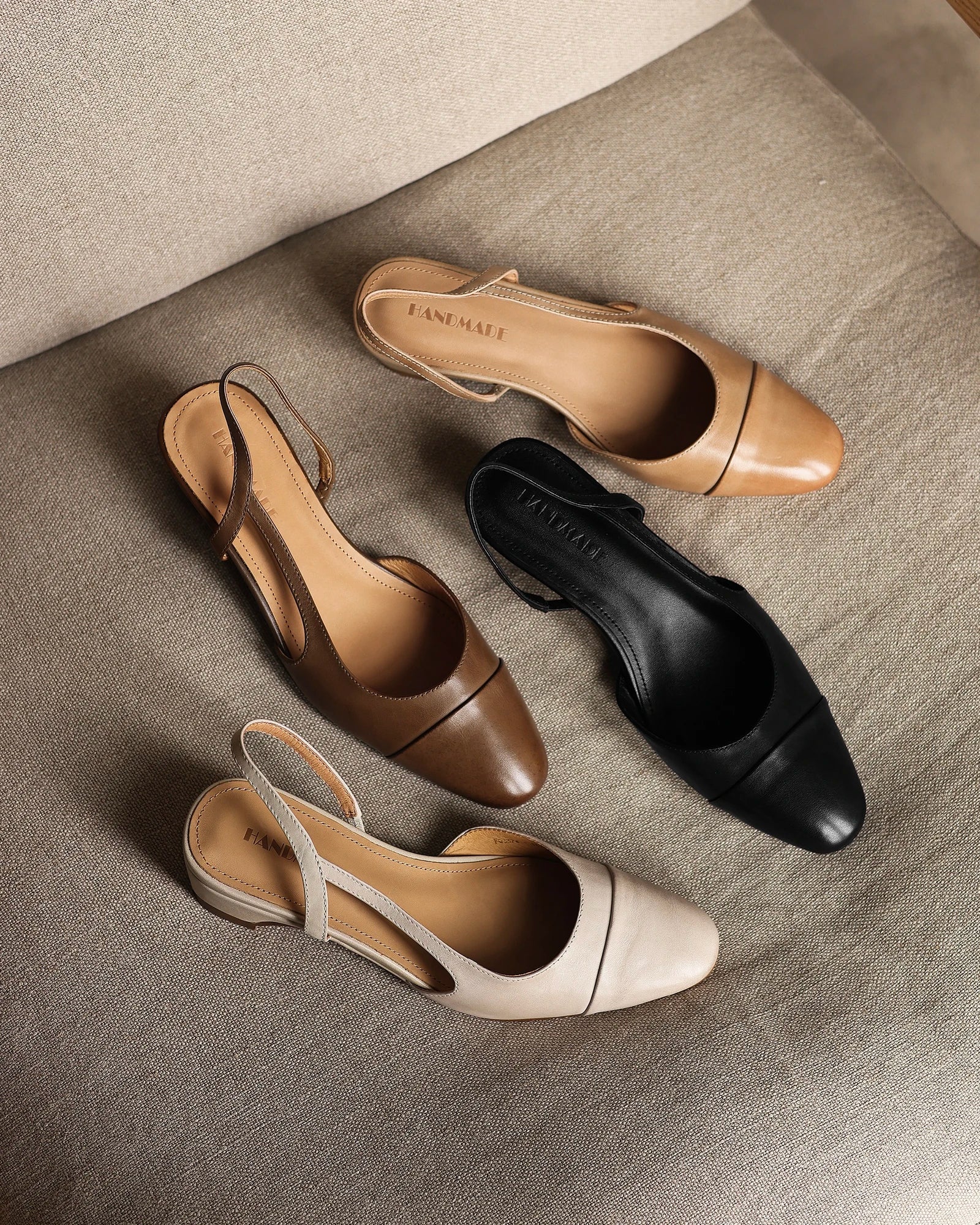 Sana - Leather Slingback