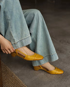 Sana - Leather Slingback
