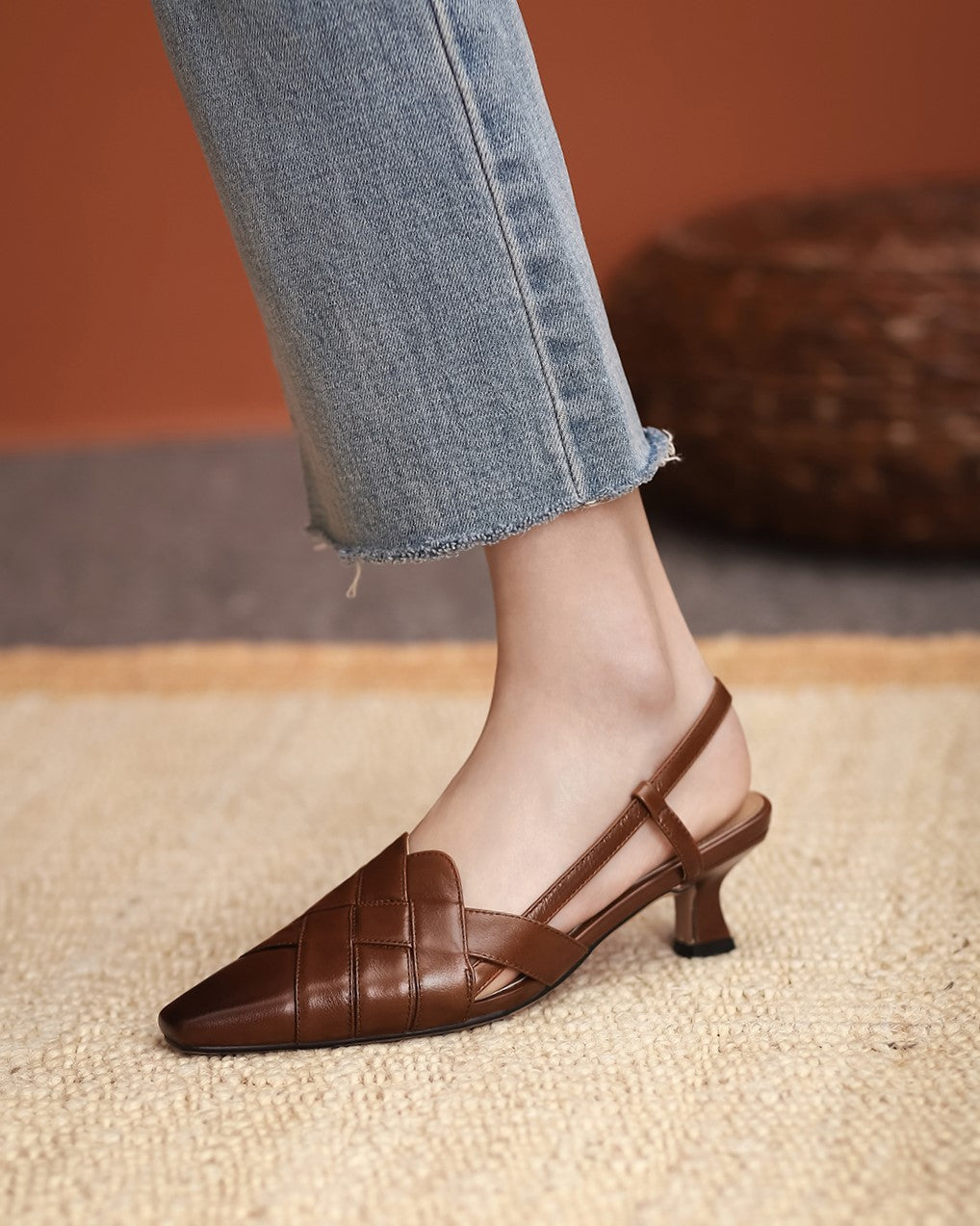Saton - Leather Heels