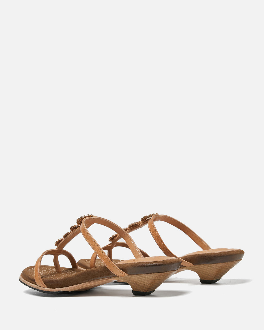 Wien - Embroidered Thong Sandals