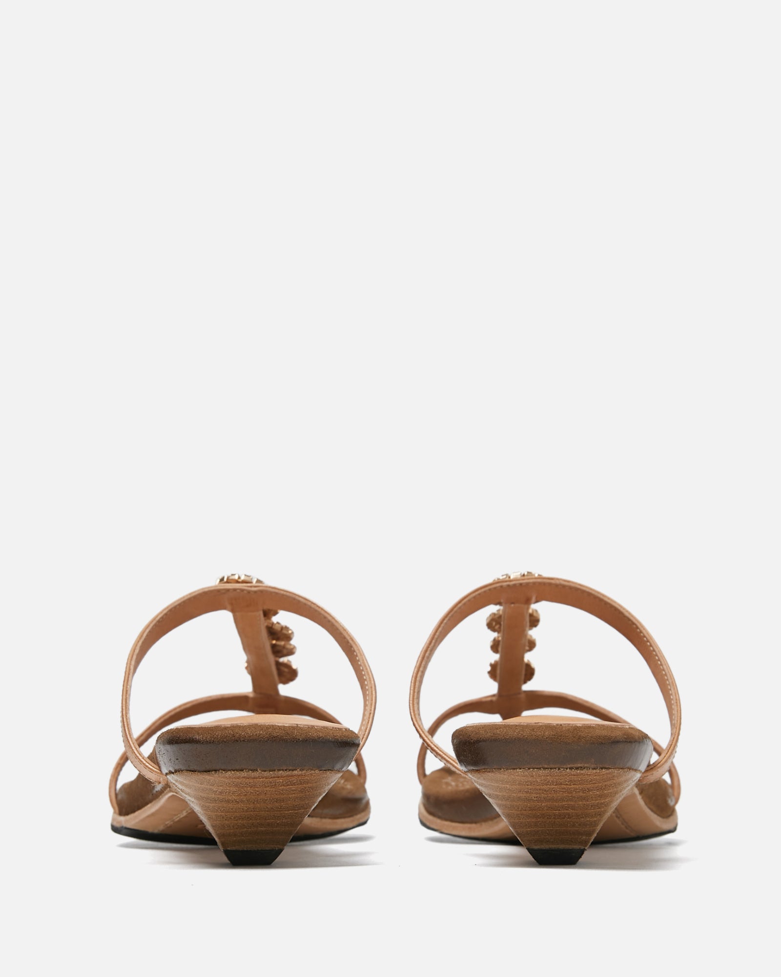 Wien - Embroidered Thong Sandals