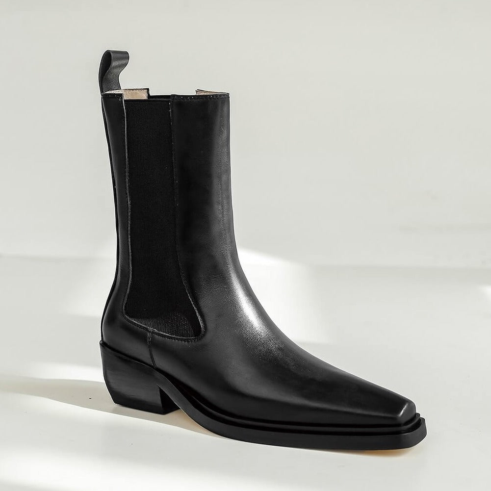 Isabel Marant Donatee Low Heels Ankle Boots In Black Leather | Lyst