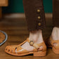 Boca-Tan-Leather-Woven-Fisherman-Sandals-Model