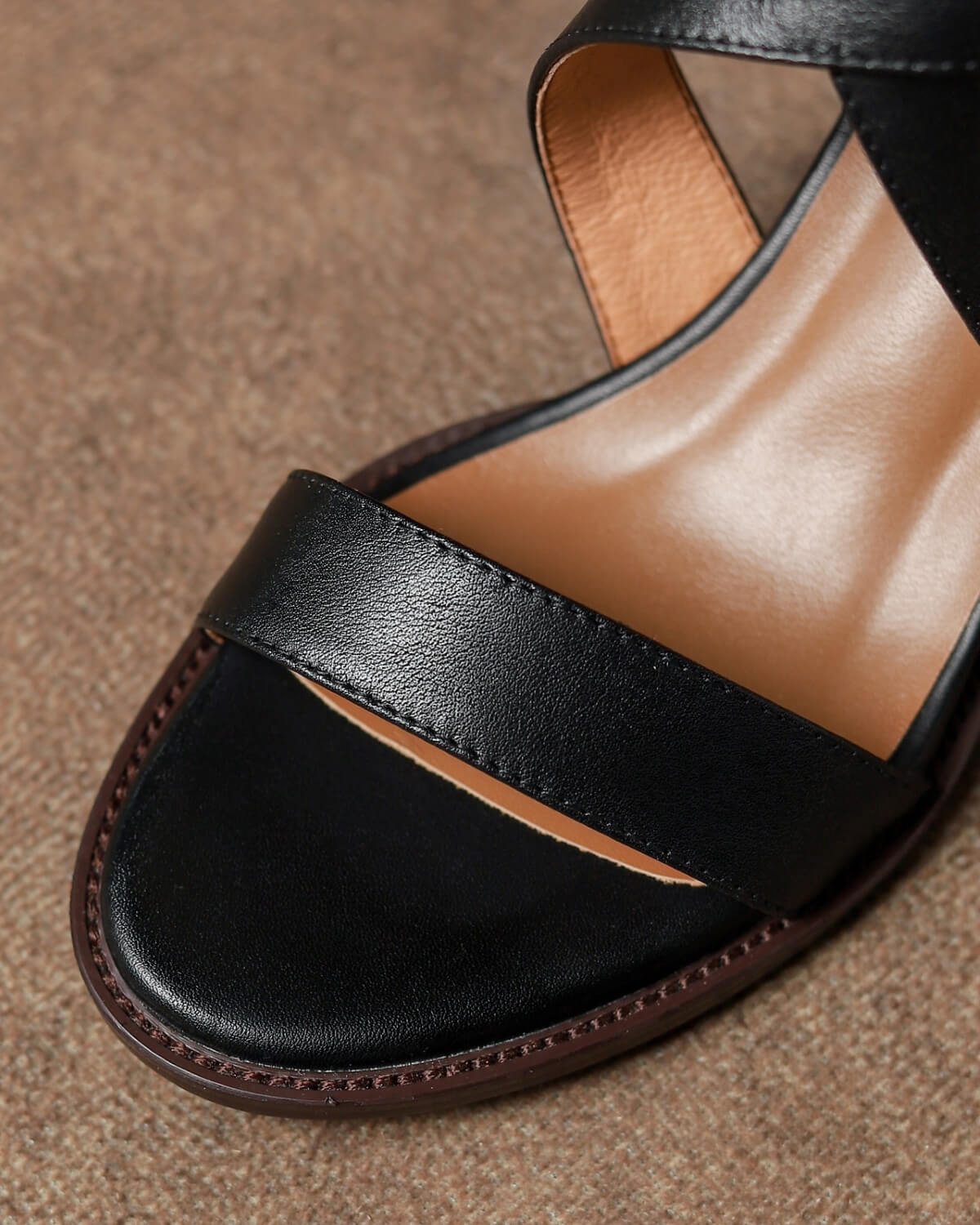 Cindia-crisscross-black-leather-sandals-4