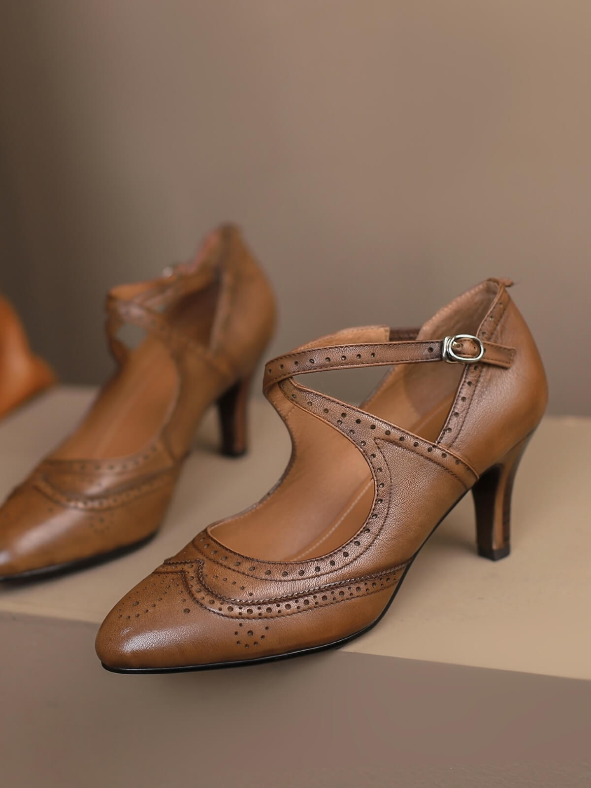 Codia-Brown-Leather-Mary-Jane-Pumps-1