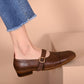 Elina-Brown-Leather-Loafers-Model-2