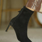 Emie-Black-Stretch-Ankle-Boots-Model-1