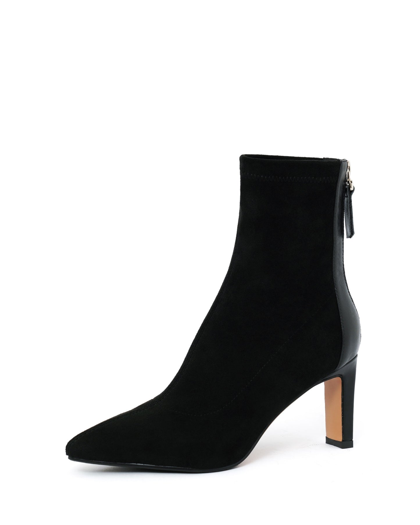 Emie-Black-Stretch-Ankle-Boots