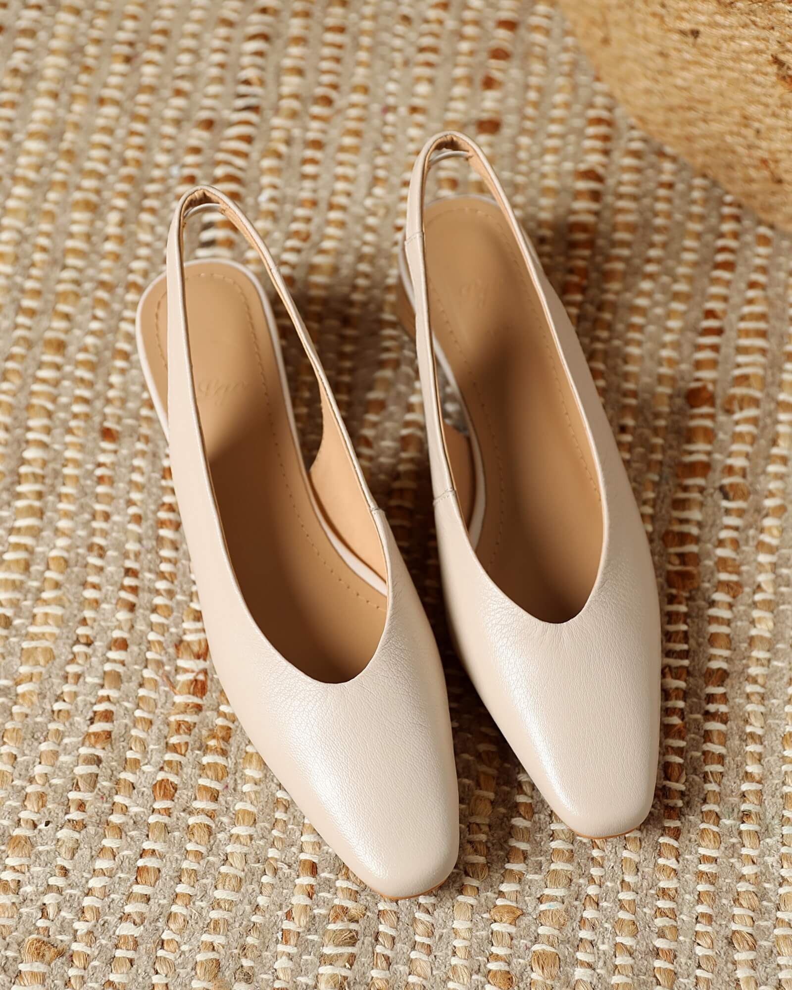 Ganni-beige-lambskin-slingback-pumps-1