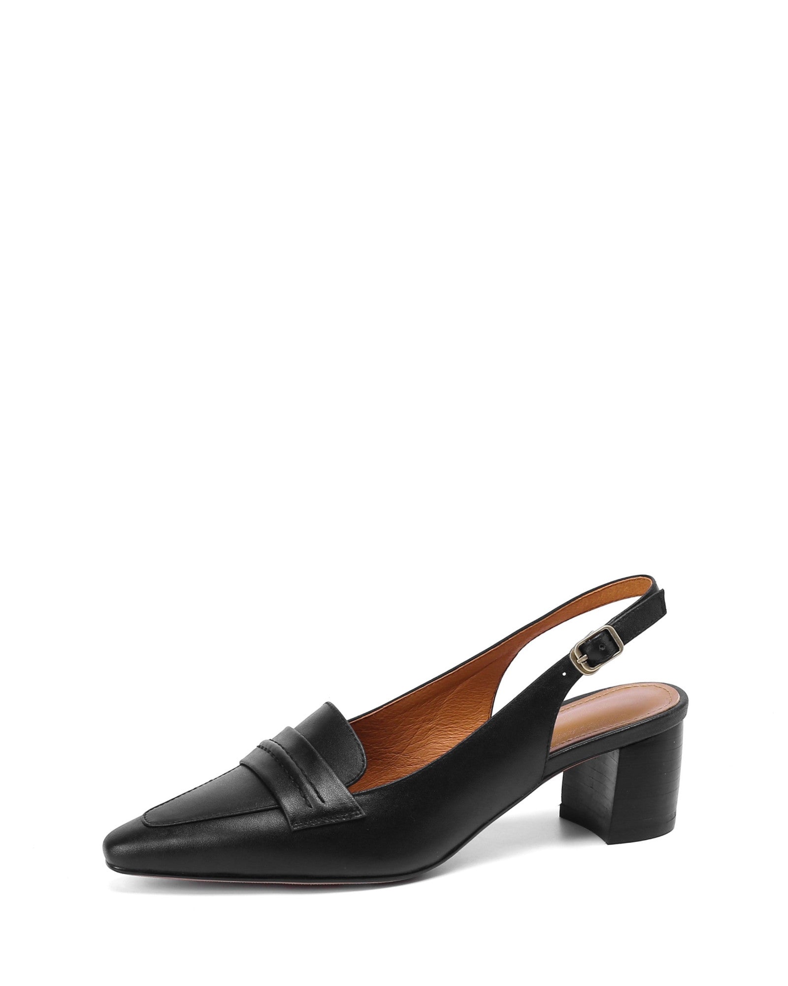 Gero-Black-Leather-Slingback-Pumps