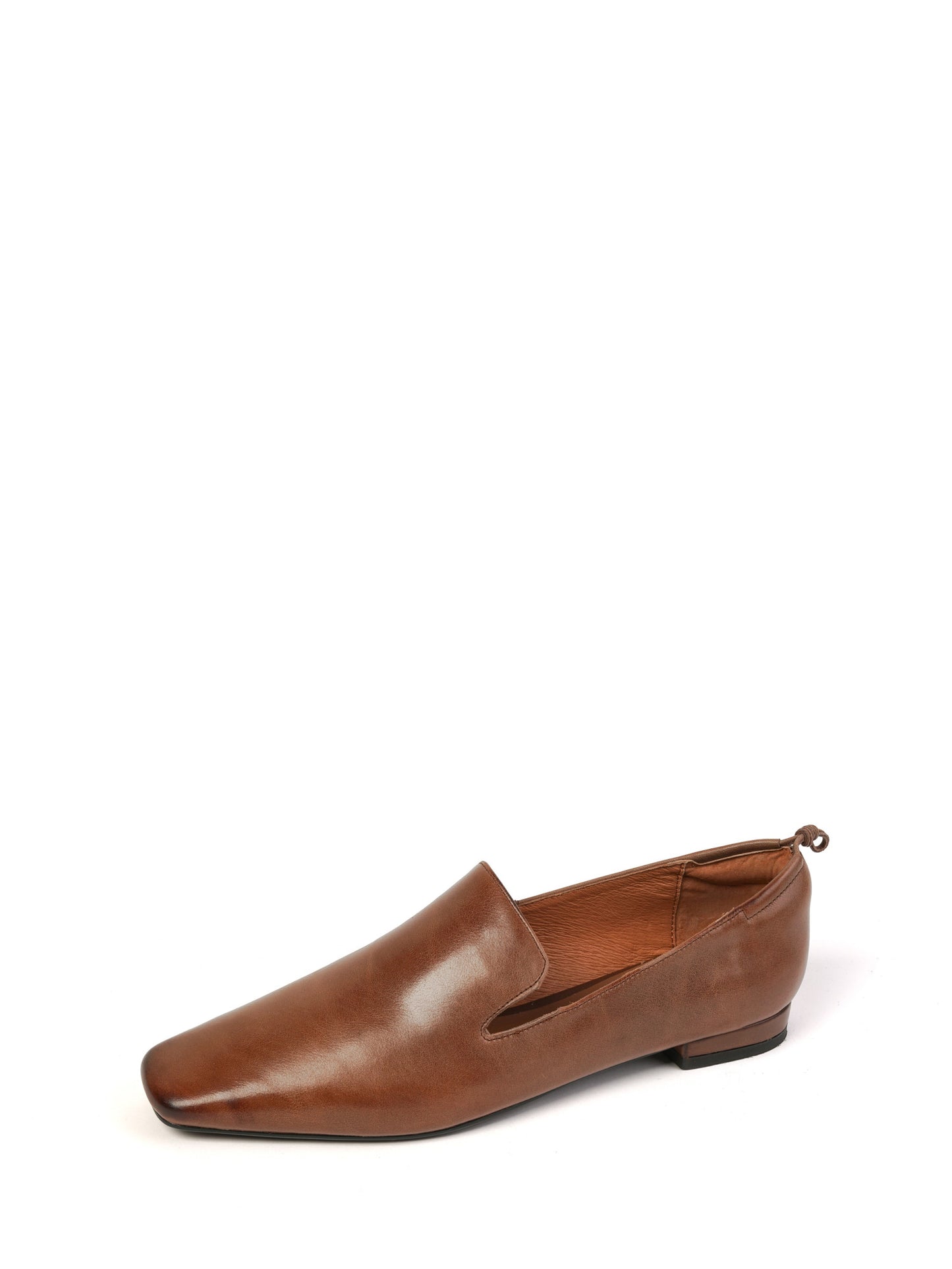 Gile-Brown-Leather-Flat-Loafers