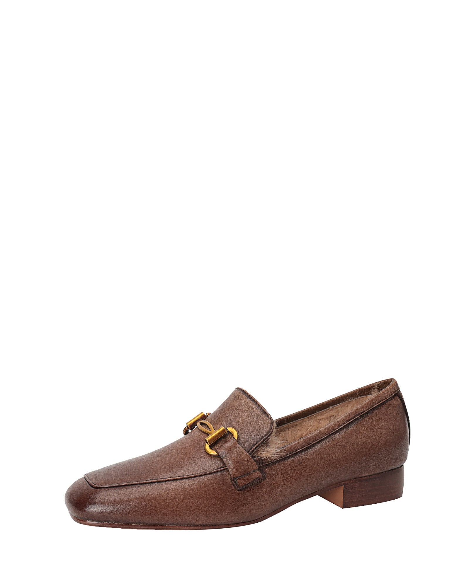 Hart-Fur-Lined-Brown-Leather-Loafers