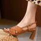 Kilen-Leather-Crisscross-Sandals-Model-2