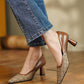 Kine-Houndstooth-Plaid-Heels-Model