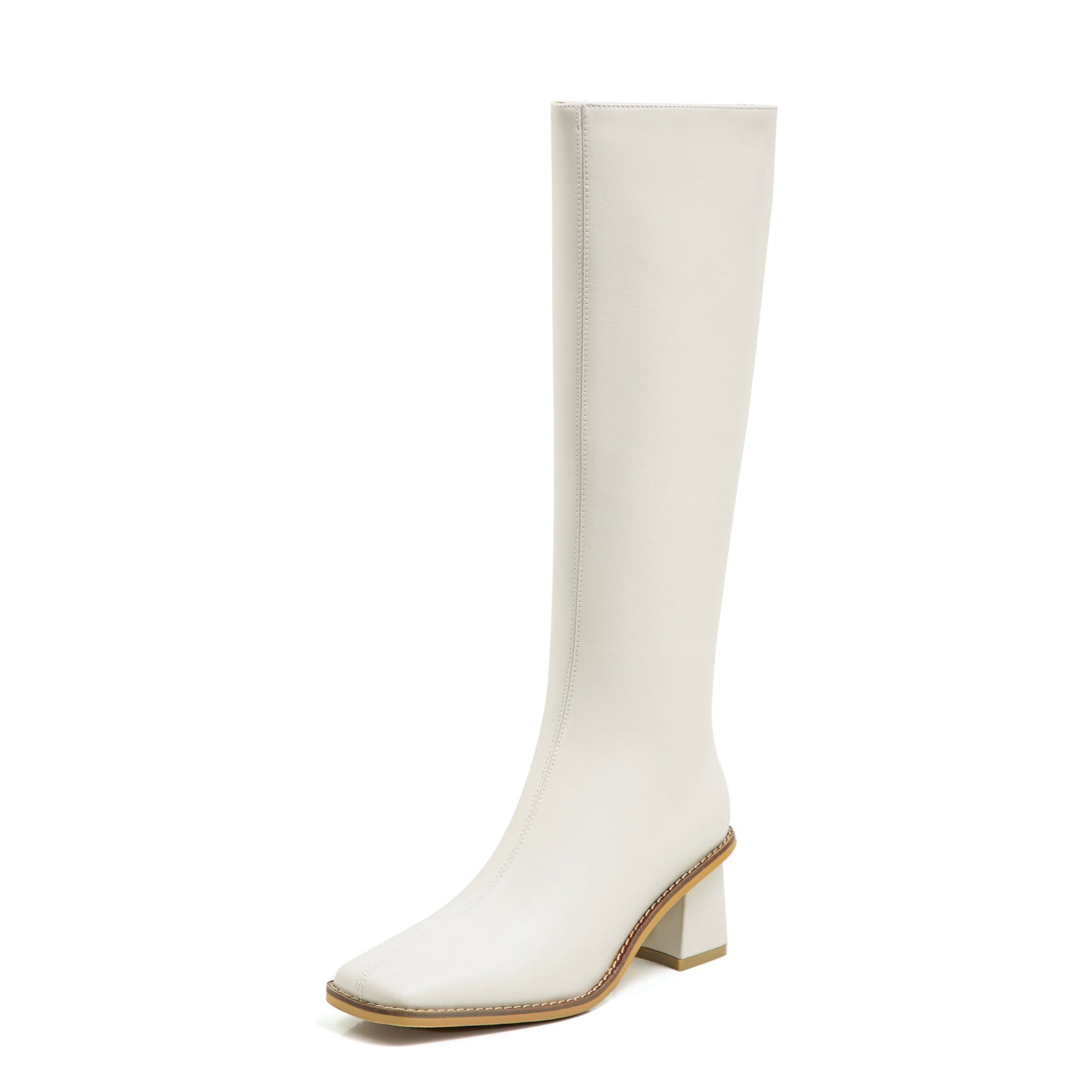 Klea-Square-Toe-Block-Heel-White-Knee-High-Boots